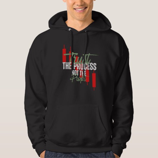 Handelsmotivatie | Vertrouwen | Zelfdiscipline Hoodie (Voorkant)