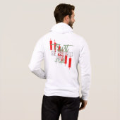 Handelsmotivatie | Vertrouwen | Zelfdiscipline Hoodie (Achterkant volledig)