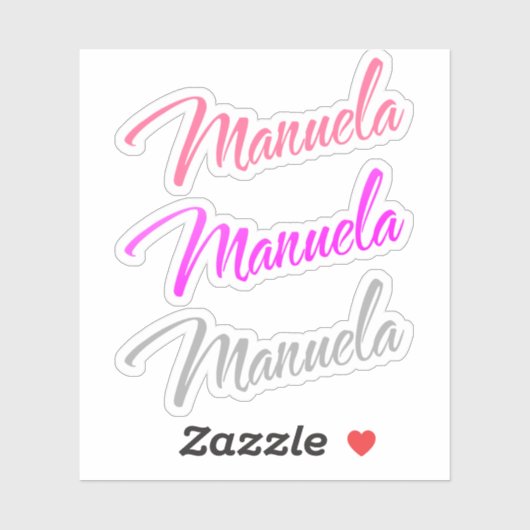 Handelsnaam decoratief x3 sticker (Vel)