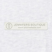 Handelsnaam Kledinggrootte Labels Marmer (Design 1)