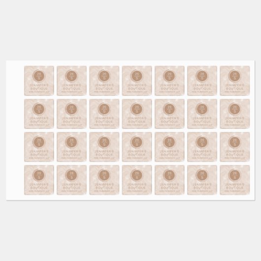 Handelsnaam Kledinggrootte Labels Marmer (Vel)