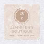 Handelsnaam Kledinggrootte Labels Marmer (Design 1)