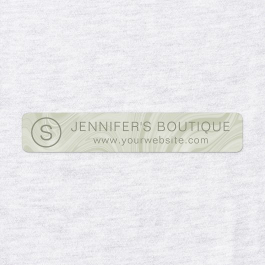 Handelsnaam Kledinggrootte Labels Marmer (Design 1)