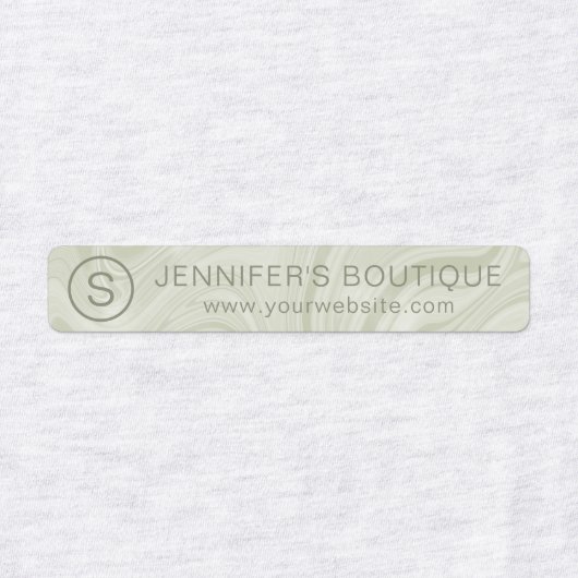 Handelsnaam Kledinggrootte Labels Marmer (Design 2)