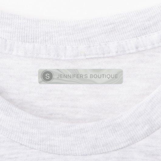 Handelsnaam Kledinggrootte Labels Marmer (Aangebracht)