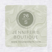 Handelsnaam Kledinggrootte Labels Marmer (Design 2)