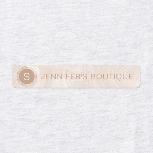 Handelsnaam Kledinggrootte Labels Marmer (Design 2)