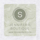 Handelsnaam Kledinggrootte Labels Marmer (Design 2)