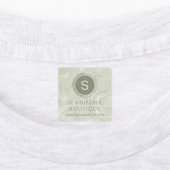 Handelsnaam Kledinggrootte Labels Marmer (Aangebracht)