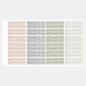 Handelsnaam Kledinggrootte Labels Marmer (Vel)