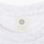 Handelsnaam Kledinggrootte Labels Marmer (Aangebracht)