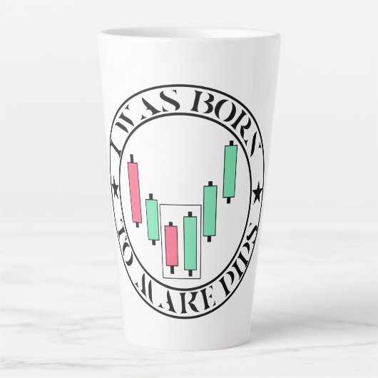 Handelsontwerp | Bullish patroon | Pips Latte Mok (Voorkant)