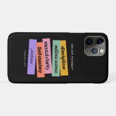 Handelsontwerp | Herinnering | Motivatie Case-Mate iPhone Case (Achterkant (horizontaal))