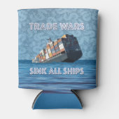 Handelsoorlogen doen alle schepen zinken blikjeskoeler (Voorkant)