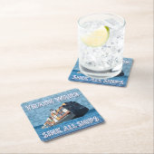 Handelsoorlogen doen alle schepen zinken kartonnen onderzetters (Insitu)