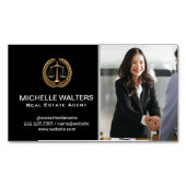 handelsovereenkomst | handdruk magnetisch visitekaartje (Voorkant)