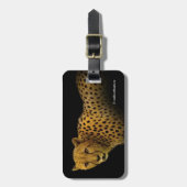 Handelspans met een Magnificante Cheetah Bagagelabel (Voorkant verticaal)