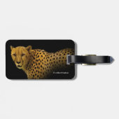 Handelspans met een Magnificante Cheetah Bagagelabel (Achterkant horizontaal)