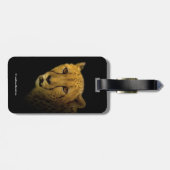 Handelspans met een Magnificante Cheetah Bagagelabel (Achterkant horizontaal)