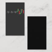 Handelspatronen hartslag T-shirt Visitekaartje (Voorkant / Achterkant)