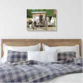 Handelspost Canvas Afdruk (Insitu (Slaapkamer))