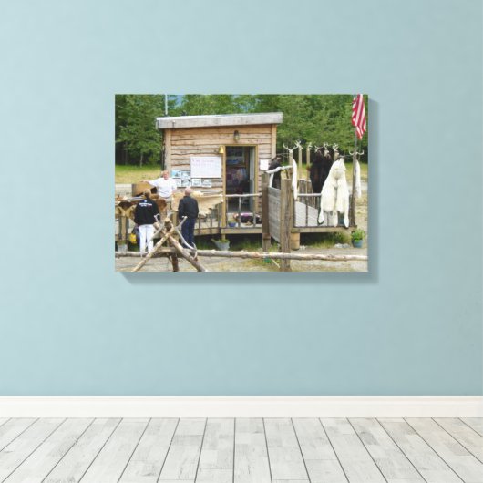 Handelspost Canvas Afdruk (Insitu (Houten vloer))