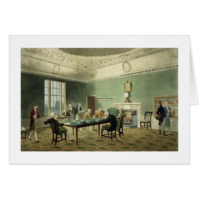 Handelsraad, van "Ackermann's Microcosm of Lon (Voorkant Horizontaal)