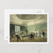 Handelsraad, van "Ackermann's Microcosm of Lon Briefkaart (Voorkant / Achterkant)