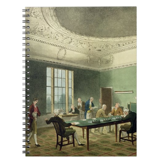 Handelsraad, van "Ackermann's Microcosm of Lon Notitieboek (Voorkant)