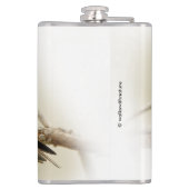 Handelsstadia met een Barn Swallow Heupfles (Achterkant)