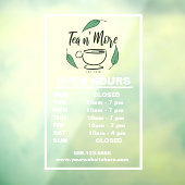 Handelsvenster Logo-handtekeningen toevoegen Decal (Vel 3)