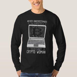 Handelsverkeer Cryptocurrency Life Power of Tech S T-shirt