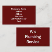 HANDELSVERKEERSLEIDERS VISITEKAARTJE (Voorkant / Achterkant)