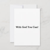 Handelt 10:2 KJV Bijbelbaar Wenskaart met scripts  Kaart (Achterkant)