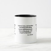 Handelt 10:2 KJV Bijbelscriptie bietone Mok (Midden)