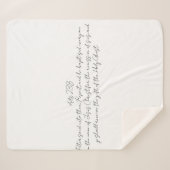 Handelt 2:38 Blanket Jesus Name Pentecostal Sherpa Deken (Voorkant (horizontaal))