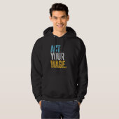 HANDELT UW kantoor van het BEELD rustig op Hoodie (Voorkant volledig)