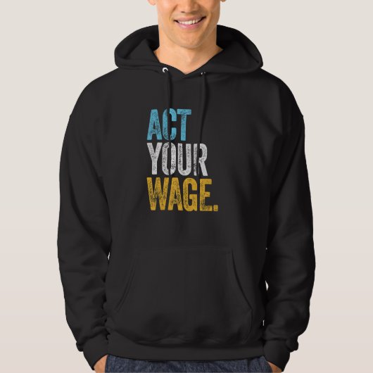 HANDELT UW kantoor van het BEELD rustig op Hoodie (Voorkant)