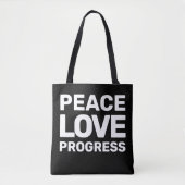 Handen af beweging protesteren tegen Vrede Liefde Tote Bag (Voorkant)