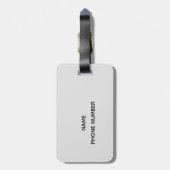 Handen af Dit is Nacho Bagage Humor Bagagelabel (Achterkant verticaal)