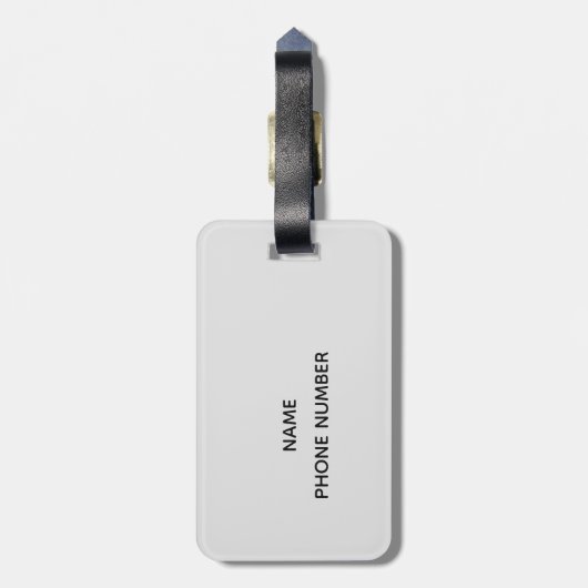 Handen af Dit is Nacho Bagage Humor Bagagelabel (Achterkant verticaal)