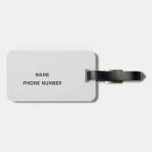 Handen af Dit is Nacho Bagage Humor Bagagelabel (Achterkant horizontaal)