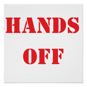 Handen af, Poster