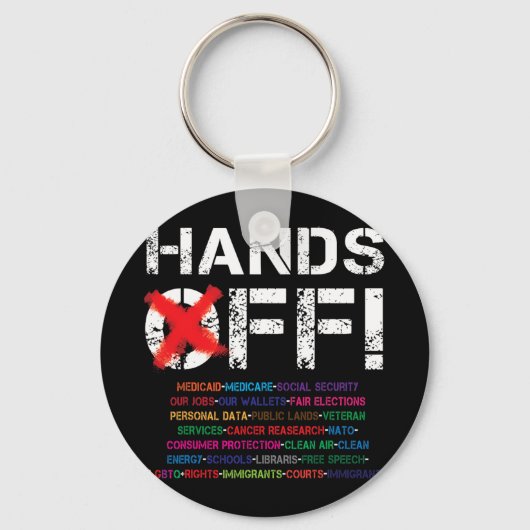 Handen af Protest T-shirt3.png Sleutelhanger (Voorkant)