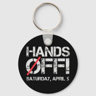 Handen af Protest Zaterdag 5 april Mannen Vrouwen Sleutelhanger