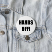 HANDEN AF! RONDE BUTTON 7,6 CM (In situ)