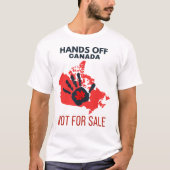 Handen af van Canada niet te koop Trump T-shirt (Voorkant)