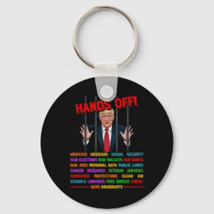 Handen af van grappige Trump Meme-gevangenis - Pro Sleutelhanger