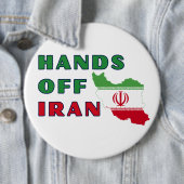 Handen Af van Iran Ronde Button 6,0 Cm (In situ)