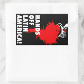 Handen af van Latijns-Amerika! Rechthoekige Sticker (Tas)